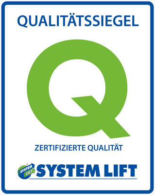 Das SYSTEM LIFT Qualitätssiegel